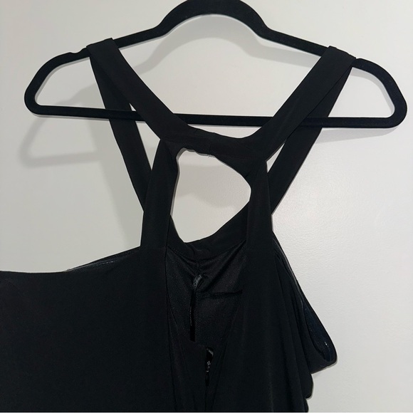 🌷5/$20 Calvin Klein Black Ruched Mini Dress - Picture 8 of 8